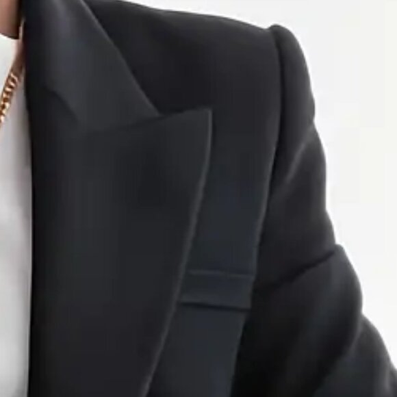 Black Blazer Jacket With Gold Buttons - Picture 3 of 3